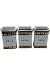 Erb21u1 Dikdörtgen Kilitli Saklama Kabı 75x100x150 3 Lü Set, Mosaic