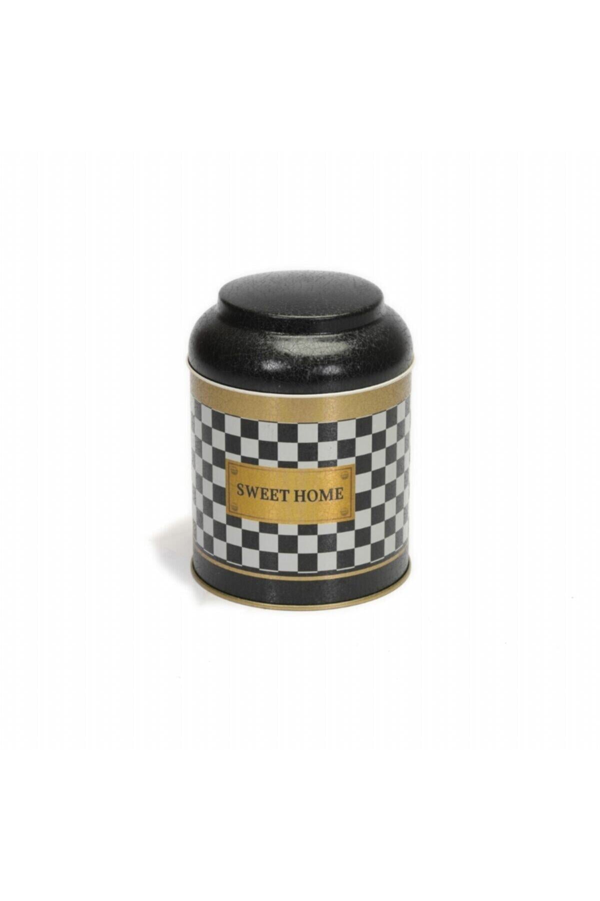 Evle metal yuvarlak kutu Baharatlık 1,3 Lt