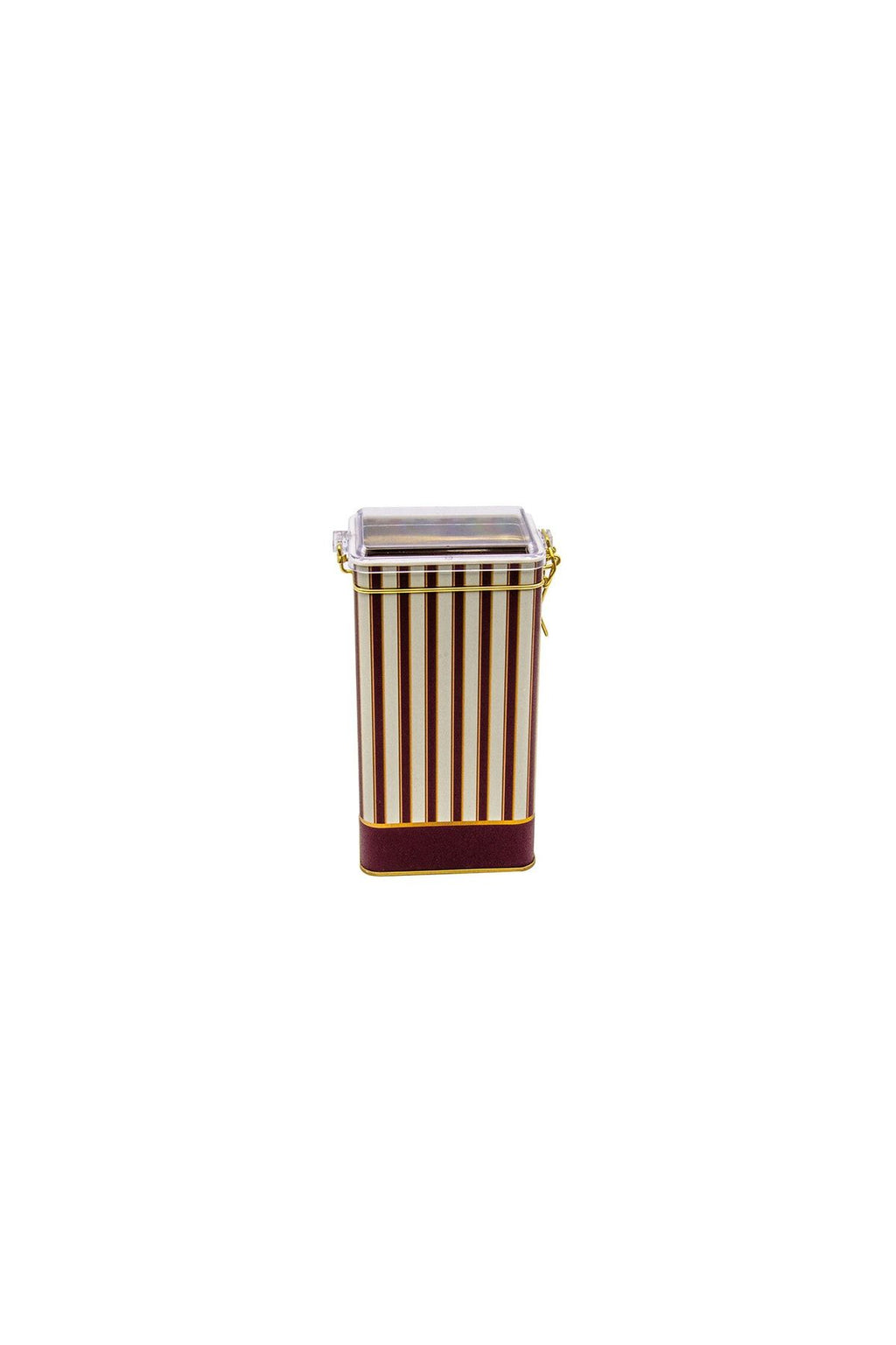 Er053-1f Circus Cream Desenli Dikdörtgen Metal Saklama Kabı 8x10 Cm