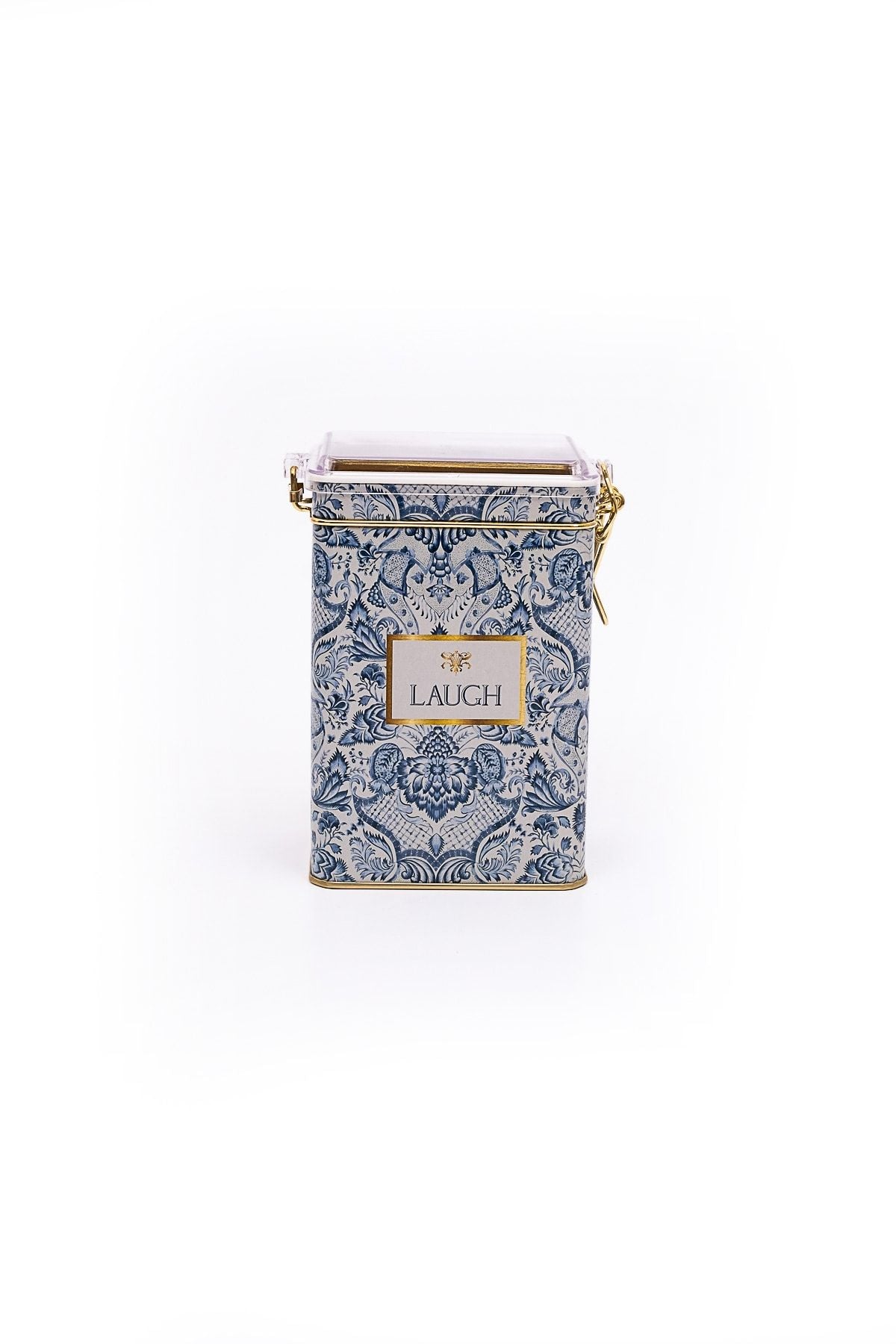 Er043-3b Azulejos Laugh Desenli Dikdörtgen Metal Saklama Kabı 8x10 Cm