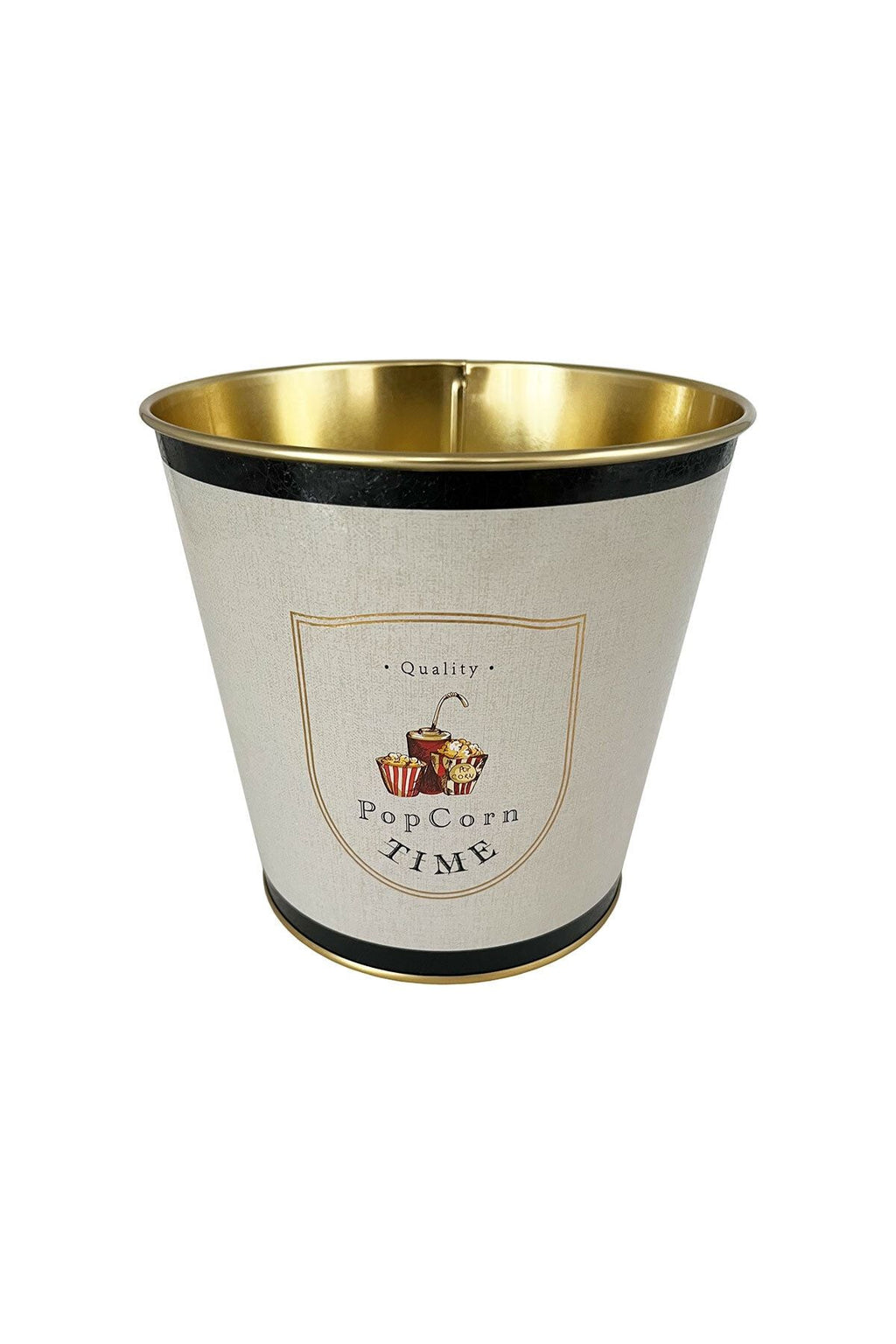 Metal Popcorn Kutusu - Patlamış Mısır Kovası 13.5 Cm, Azura Er149-3o