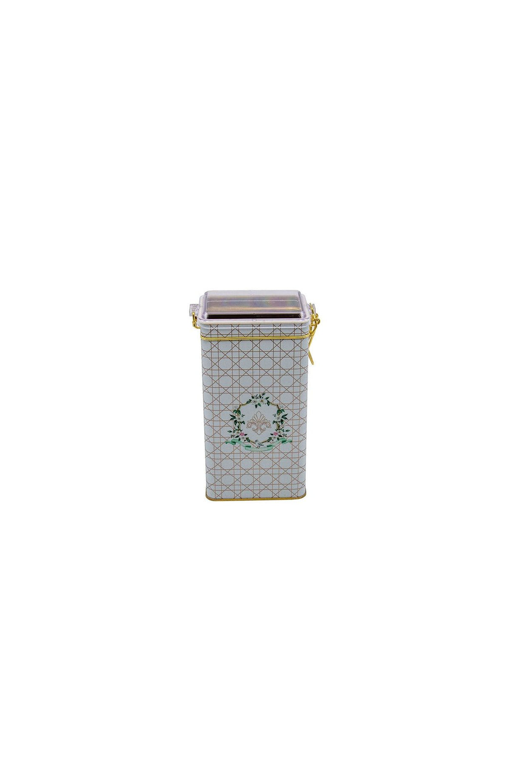 Er053-u7 Rosy Desenli Dikdörtgen Metal Saklama Kabı 8x10 Cm