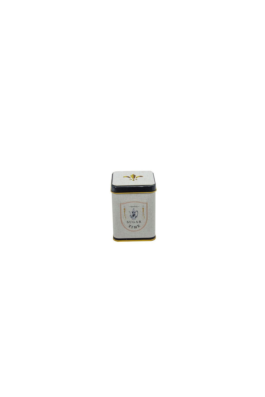 Er008-6f Azura Sugar Desenli Kare Metal Saklama Kabı 8x8 Cm