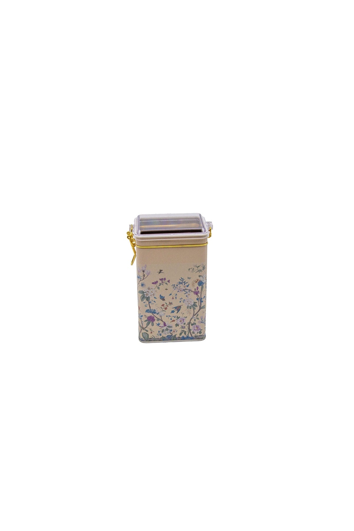 Evle Dikdörtgen Kutu, 75x100x170 mm, Şeffaf Kilitli Kapak, 1,1 lt, Botanica Yellow