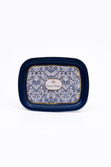 Ee171-7n Azulejos Sweet Home Desenli Oval Tepsi 24x31 Cm