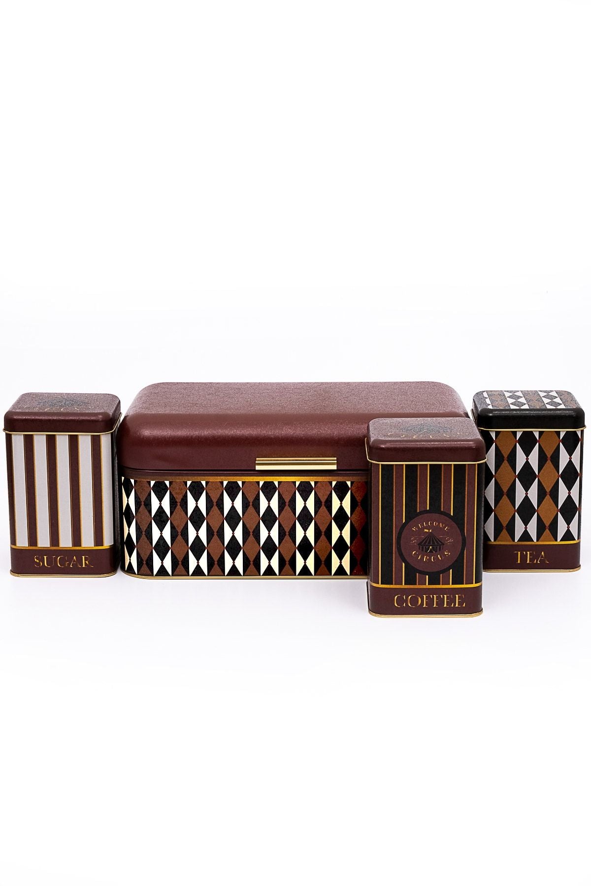 Erb08t8 Menteşeli Ekmek Kutusu 4 Lü Set, Circus