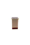 Evle Er053-1f Circus Cream Desenli Dikdörtgen Metal Saklama Kabı 8x10 Cm