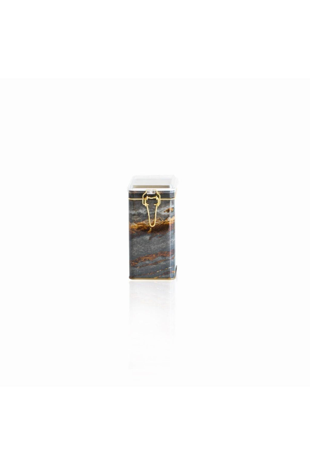 Ef043-h8 Rock And Gold Desenli Dikdörtgen Metal Saklama Kabı 8x10 Cm