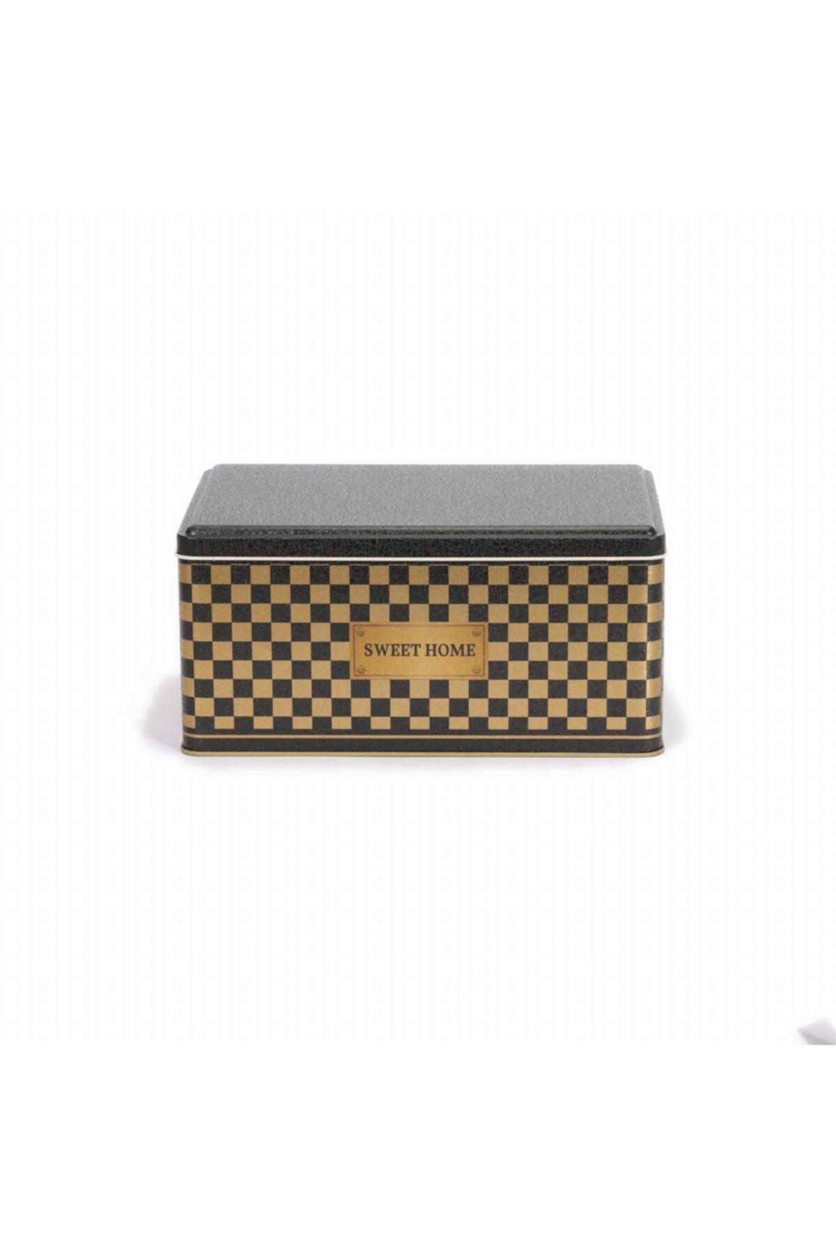 Evle Dikdörtgen Kutu, 170x260x120 mm, 5,1 lt, Checkers Black_Swt Home
