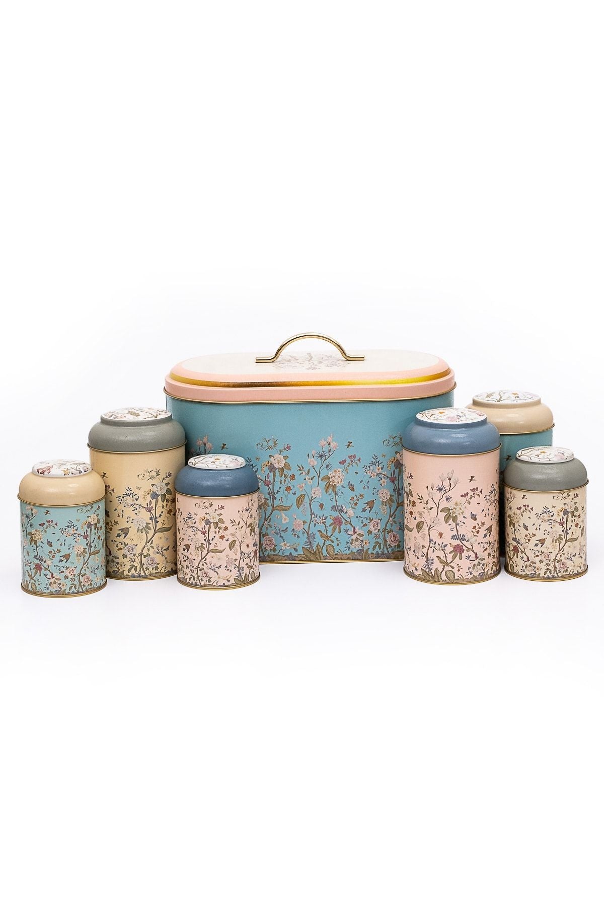 Erb01u2 Oval Ekmek Kutusu 7 Li Set, Botanica