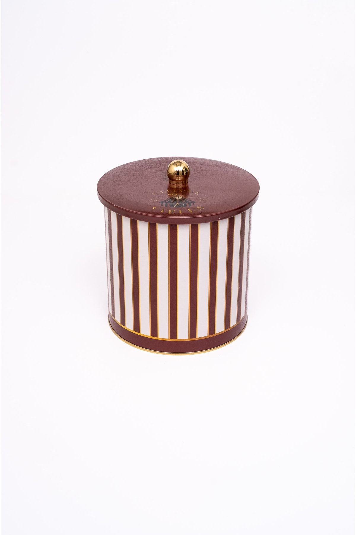 Circus Desenli Erzak Saklama Kabı - Metal Saklama Kabı 17,5 Cm X 18 Cm Er147-1f