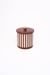 Circus Desenli Yuvarlak Metal Saklama Kabı, Erzak Saklama Kabı 14 Cm X 15 Cm Er143-1f