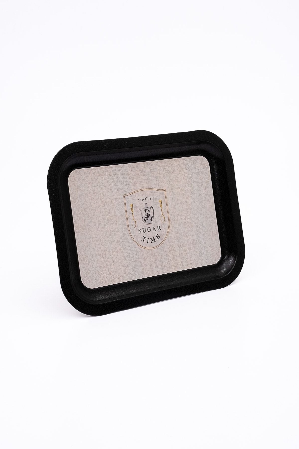 Azura Desenli Metal Tepsi - Çay Kahve Tepsisi - Sunum Tepsisi 23 Cm X 31 Cm Ee161-6f