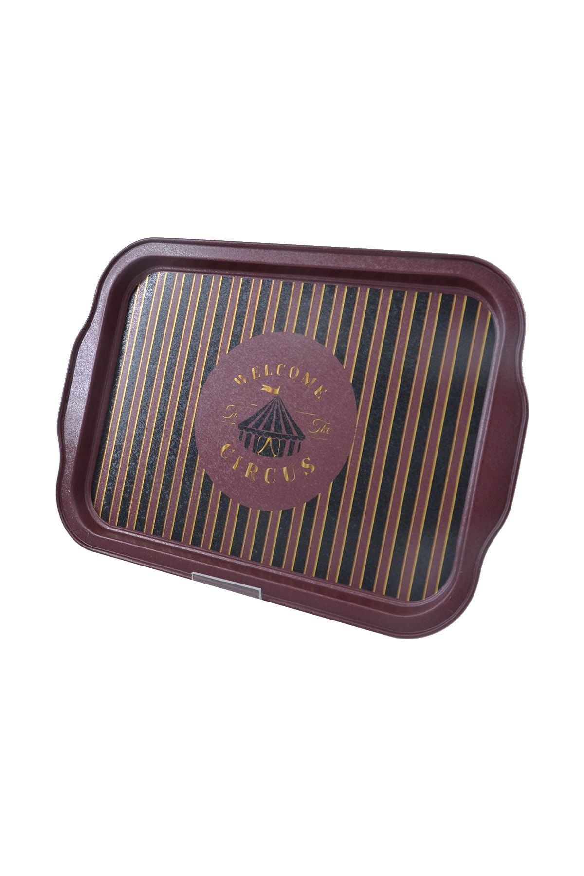 Ee162-t8 Circus Desenli Dikdörtgen Tepsi 22x32 Cm