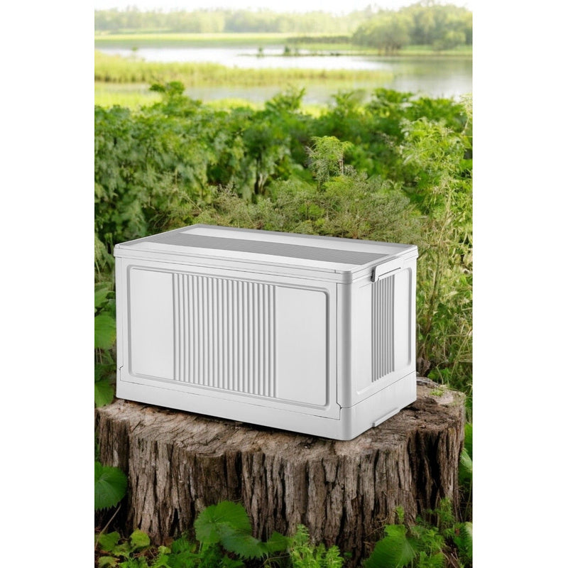 Evle Çok Amaçlı Modüler Kasa, İstiflenebilir Organizer Düzenleyici 55 lt, 54 x 31, 7 x 31, 7 cm, Toprak
