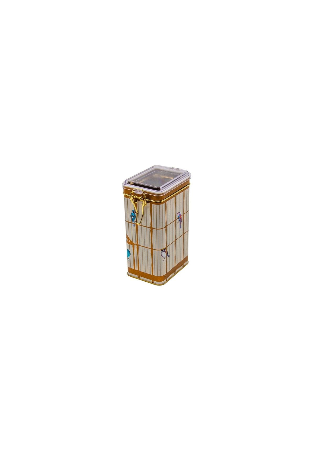 Evle Dikdörtgen Kutu, 75x100x170 mm, Şeffaf Kilitli Kapak, 1,1 lt, Botanica Yellow