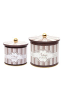 Evle Ø175x155, Ø140x125 Topuz Kulplu 2 li Set, Elegance