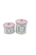 Evle Ø175x155, Ø140x125 Topuz Kulplu 2 li Set, Rosy