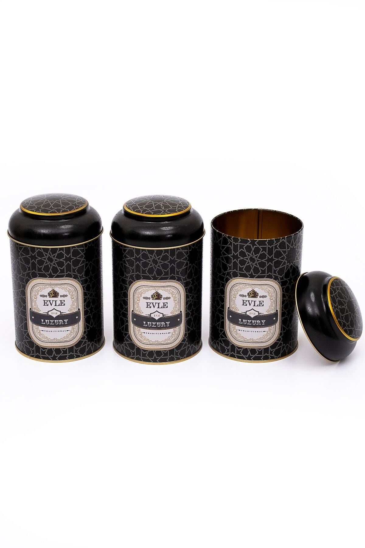 Evle Silindir Saklama Kabı Ø105 3 lü Set, Trellis