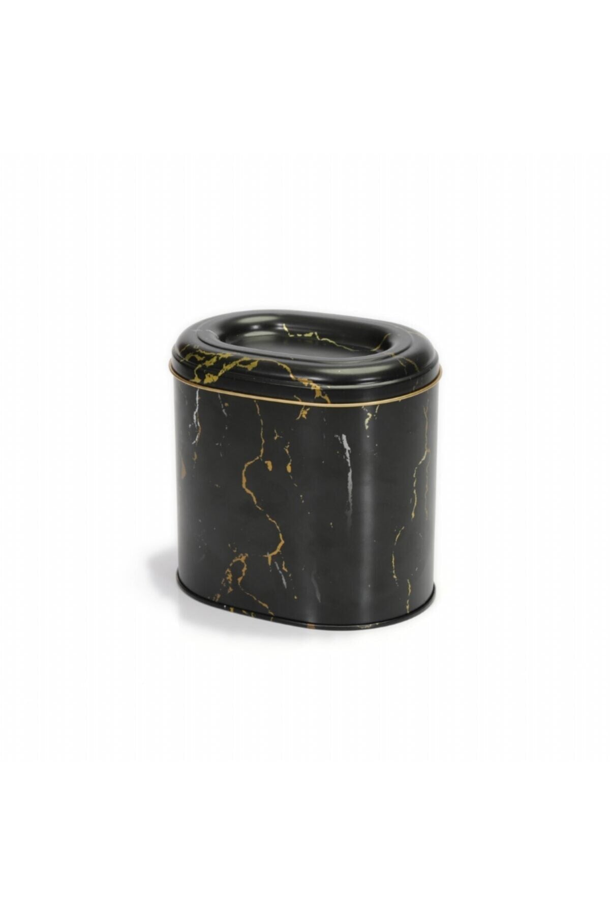 Evle Oval Küçük Kutu, 140x120x130 mm, 1,4 lt, Flat Black