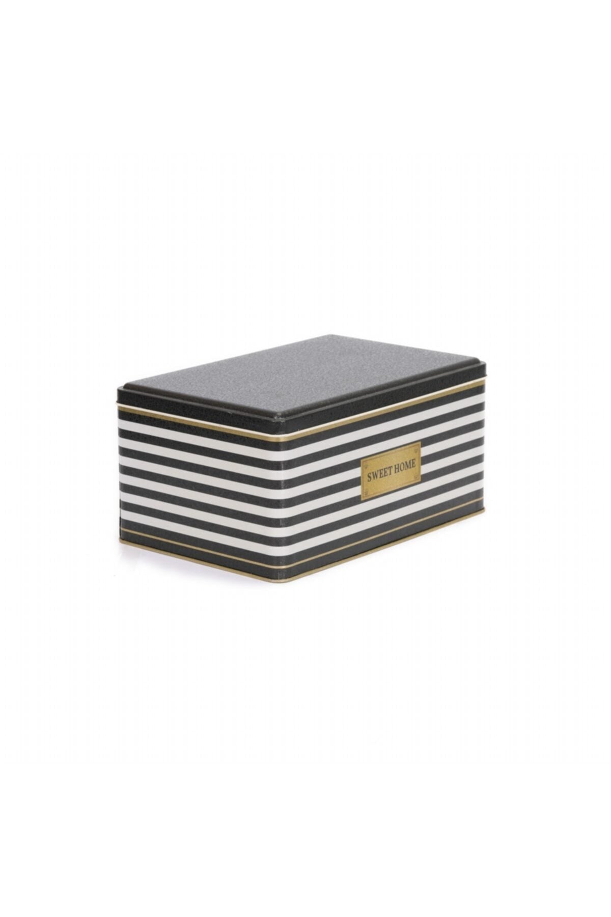 Evle Dikdörtgen Kutu, 170x260x120 mm, 5,1 lt, Checkers Black_Swt Home