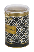 Evle Yuvarlak Kutu, Ø105x150 mm, Şeffaf Kilitli Kapak, 1,1 lt, Checkers Black_Swt Home