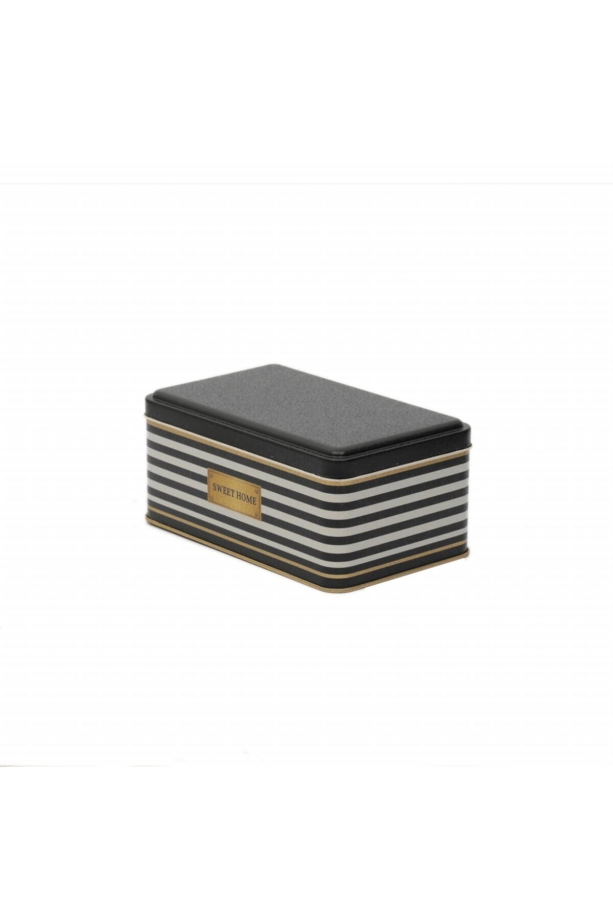 Evle Dikdörtgen Kutu, 115x190x80 mm, 1,6 lt, Checkers Black_Swt Home