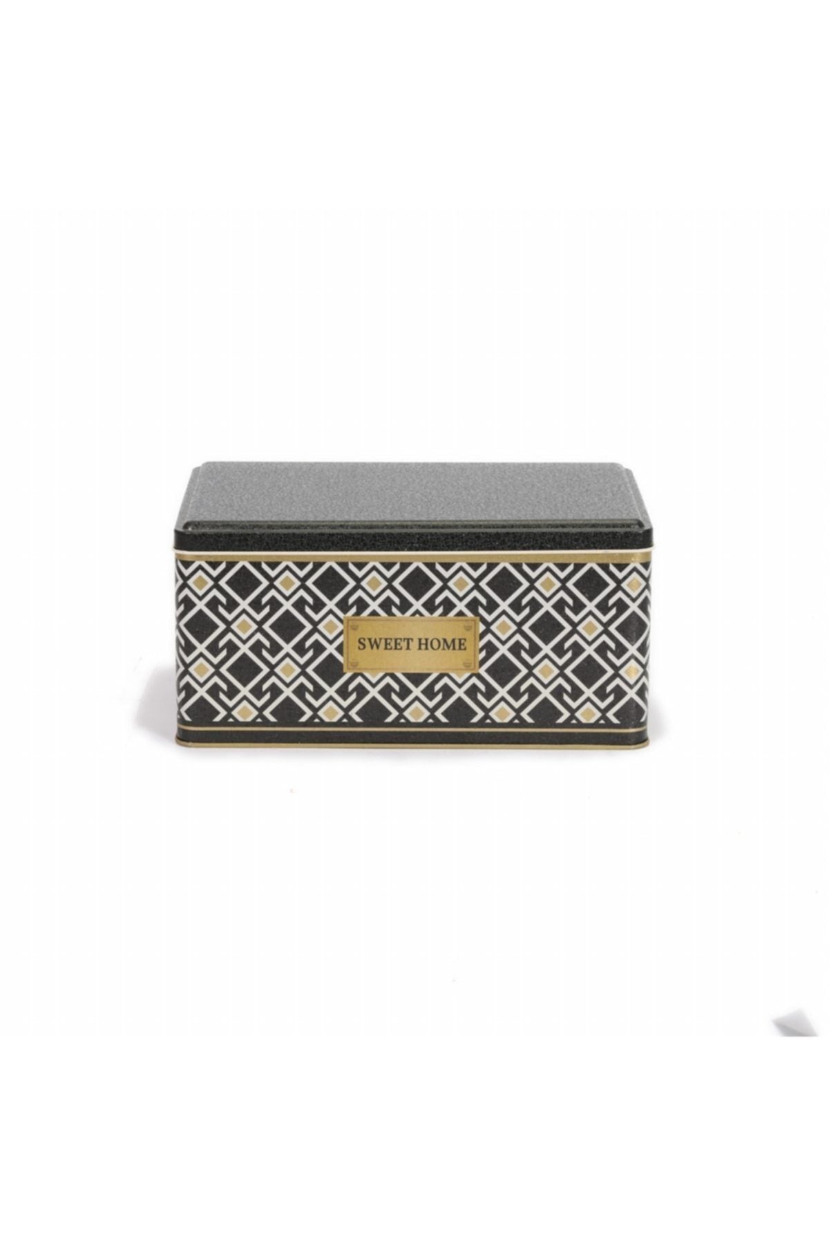 Evle Dikdörtgen Kutu, 170x260x120 mm, 5,1 lt, Checkers Black_Swt Home