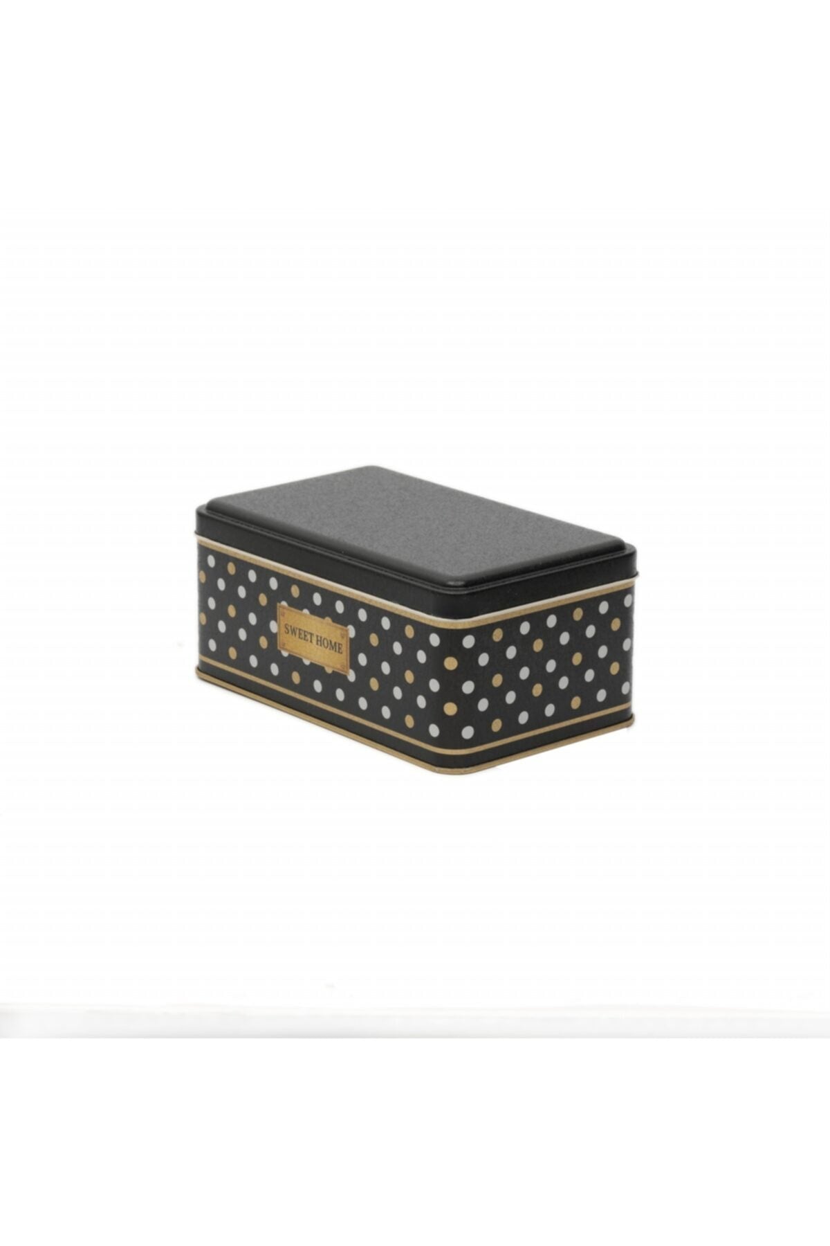 Evle Dikdörtgen Kutu, 115x190x80 mm, 1,6 lt, Checkers Black_Swt Home