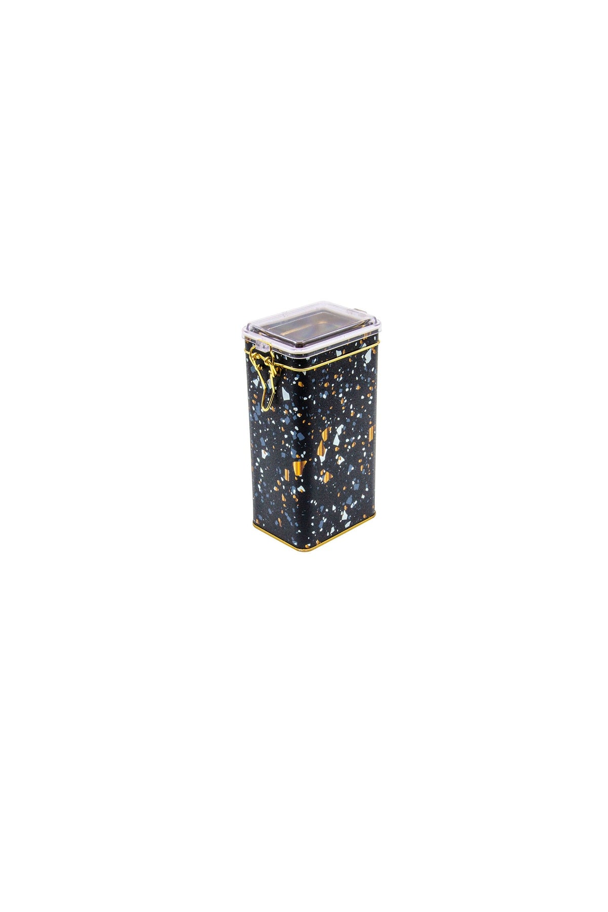 Evle Er053-1f Circus Cream Desenli Dikdörtgen Metal Saklama Kabı 8x10 Cm