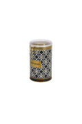 Evle Yuvarlak Kutu, Ø105x170 mm, Şeffaf Kilitli Kapak, 1,3 lt, Checkers Black_Swt Home