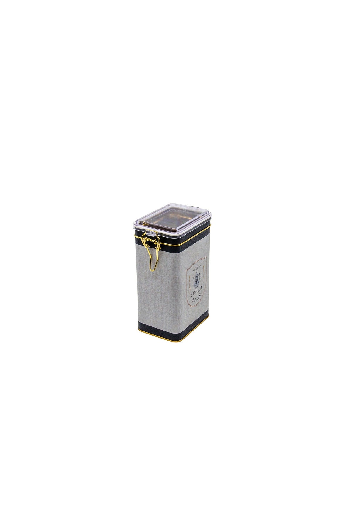 Evle Dikdörtgen Kutu, 75x100x170 mm, Şeffaf Kilitli Kapak, 1,1 lt, Botanica Yellow