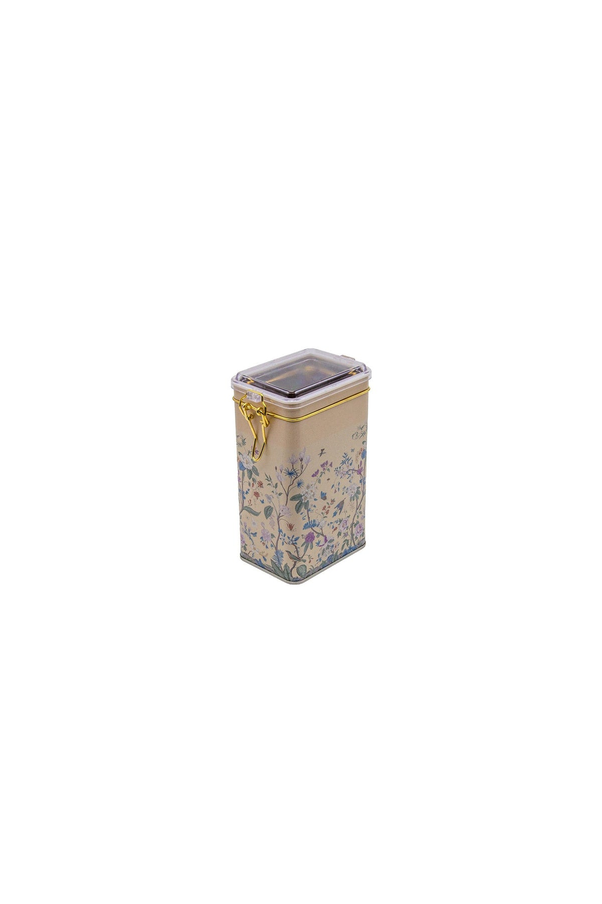 Evle Dikdörtgen Kutu, 75x100x170 mm, Şeffaf Kilitli Kapak, 1,1 lt, Botanica Yellow