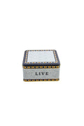 Evle Kare Kutu, 198x198x100 mm, 3,7 lt, Bird Cage Gold