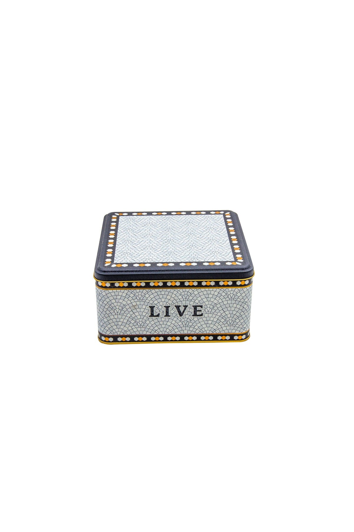 Evle Kare Kutu, 198x198x100 mm, 3,7 lt, Bird Cage Gold