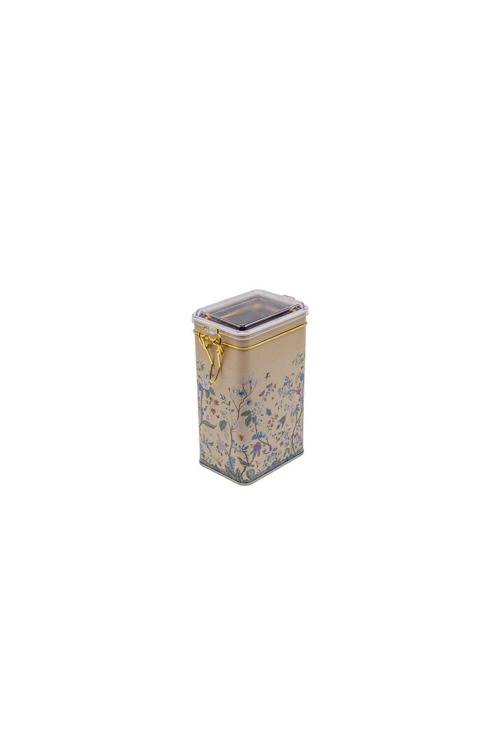 Er048-2e Botanica Yellow Desenli Dikdörtgen Metal Saklama Kabı 8x10 Cm