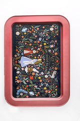 Ee169-9a Tales Alices Desenli Dikdörtgen Tepsi 32x43 Cm