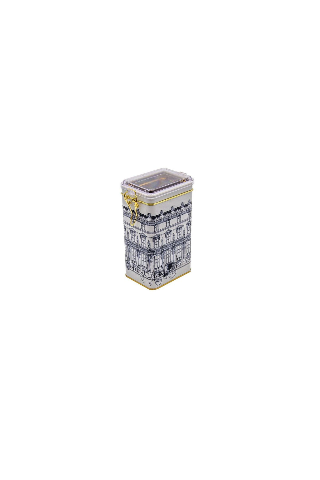 Er048-t9 City Desenli Dikdörtgen Metal Saklama Kabı 8x10 Cm