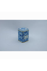 Er008-y3 Azulejos Sugar Desenli Kare Metal Saklama Kabı 8x8 Cm