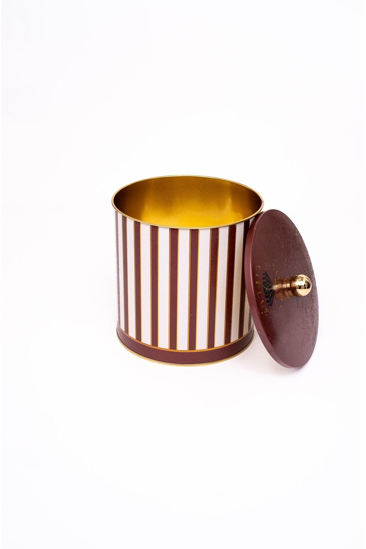 Circus Desenli Erzak Saklama Kabı - Metal Saklama Kabı 17,5 Cm X 18 Cm Er147-1f