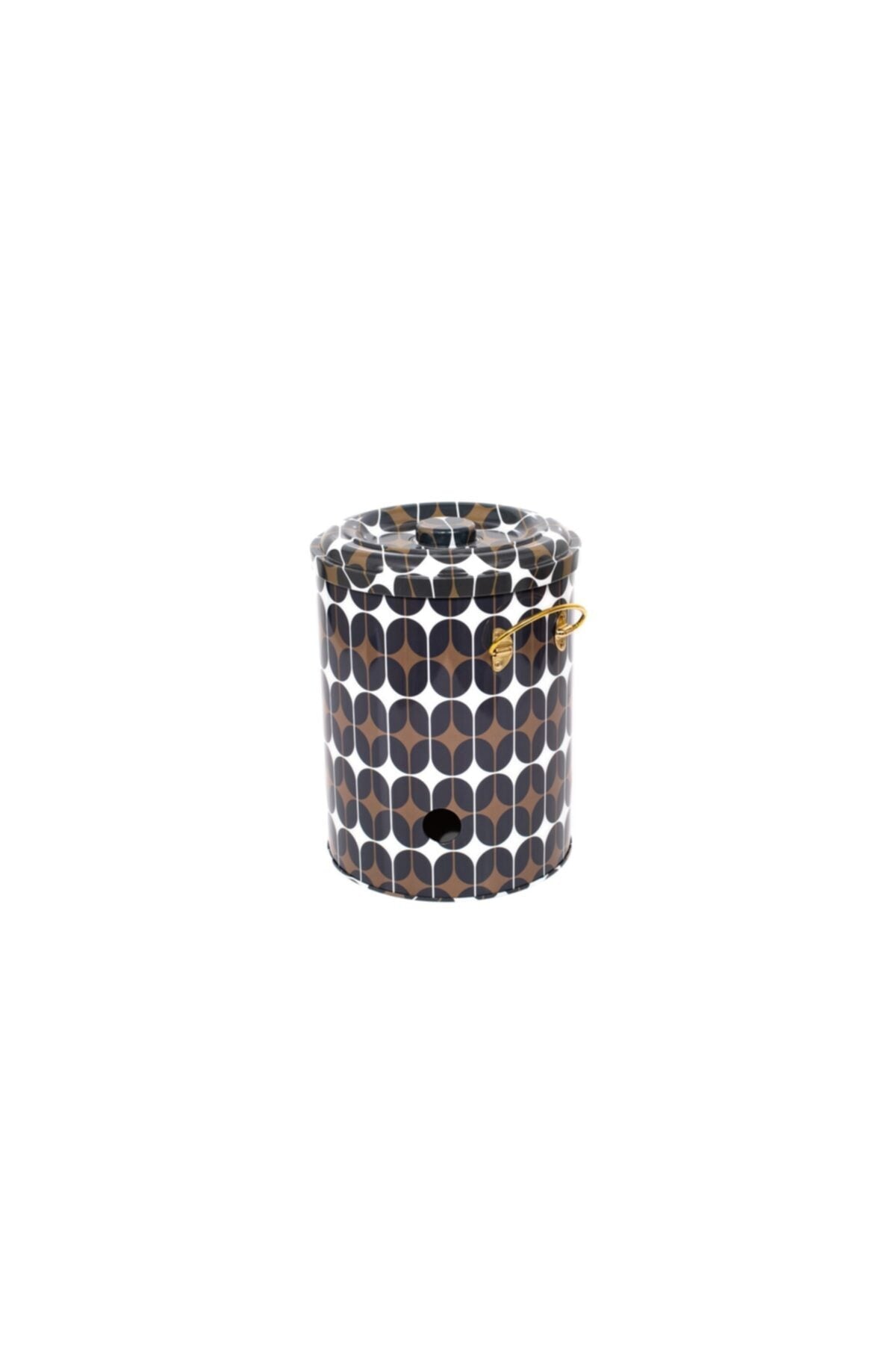 Evle Soğanlık/Patateslik Ø175x225mm, 5 lt, Marble Black