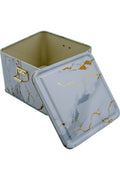 Evle Kare Kutu, 158x158x110 mm, Metal Kilitli Kapak, 2,5 lt, Flat Blue