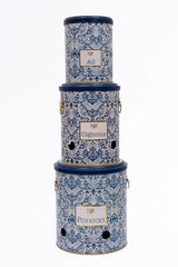 Patates Soğan Sarımsak Saklama Kabı 3 lü Set, Azulejos