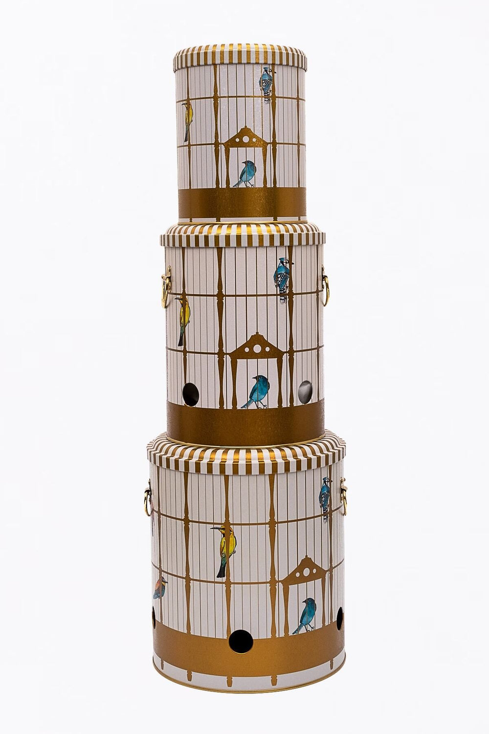 Patates Soğan Sarımsak Saklama Kabı 3 lü Set, Bird Cage