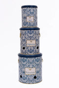 Evle Patates Soğan Sarımsak Saklama Kabı 3 lü Set, Azulejos