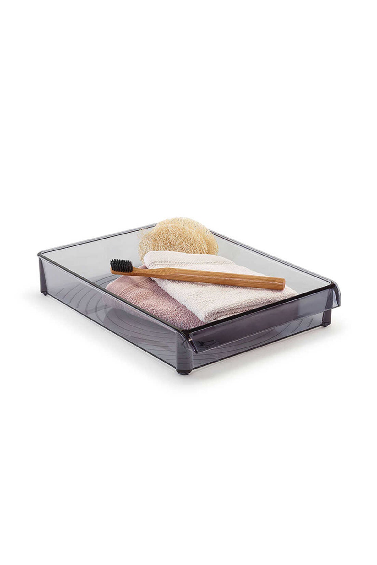 Primanova M-E27-50-25 Düzenleyici Raf Ps 205*280*50 Mm Şeffaf Siyah
