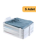 Evle DecoBella T-Shirt Düzenleyici 5li Set, Beyaz