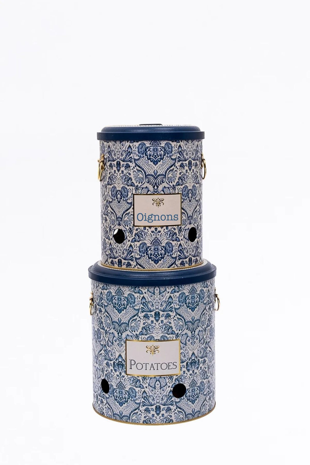 Patates Soğan Saklama Kabı 2 li Set, Azulejos