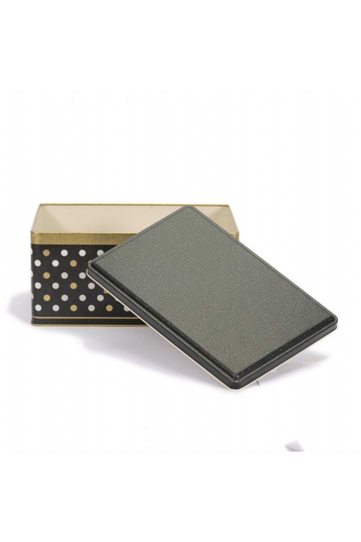 Evle Dikdörtgen Kutu, 170x260x120 mm, 5,1 lt, Checkers Black_Swt Home