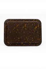 Ee169-8g Terrazzo Brown Desenli Dikdörtgen Tepsi 32x43 Cm